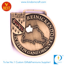 Personalizado de cobre estampado medalla de Berlín Made in China para el recuerdo